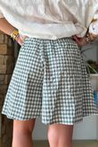 Nonni Gingham City Short Khaki